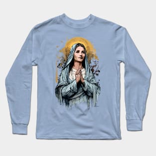 Mary the Mother of Jesus Long Sleeve T-Shirt